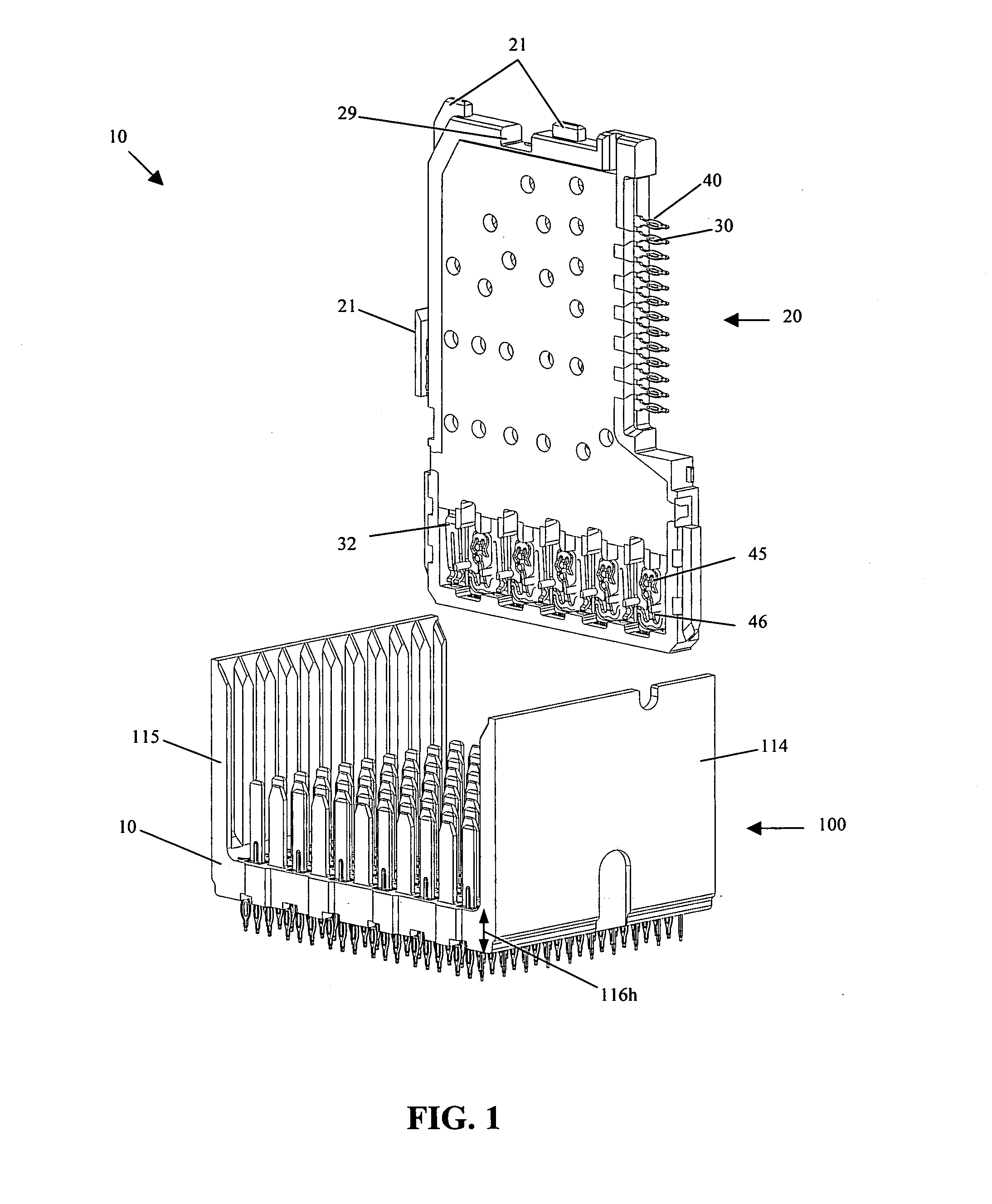 High speed, high density electrical connector