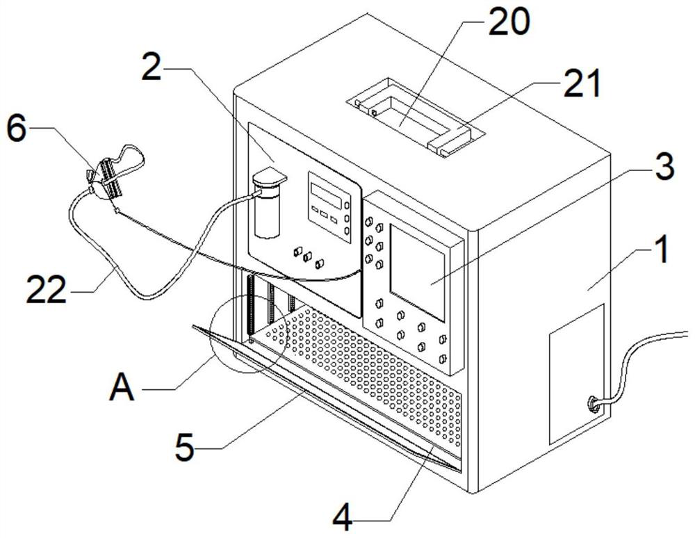 Neonatal respiratory distress syndrome supervision device