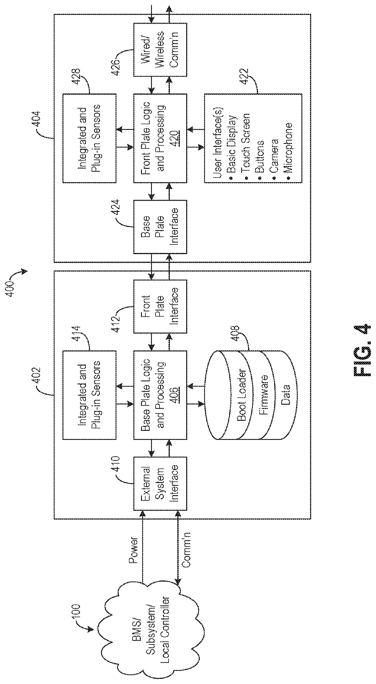 Modular room control interface and sensors