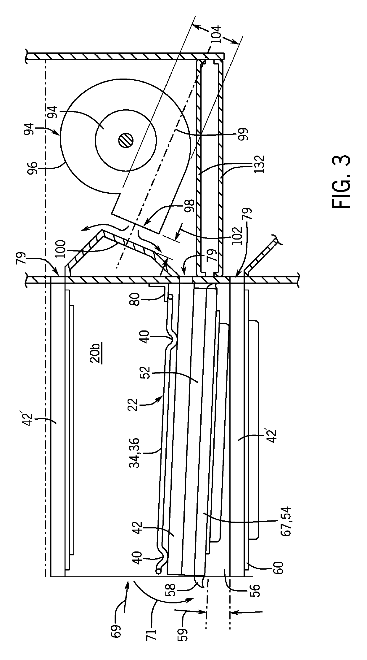 Combination Drain System for Multizone Oven