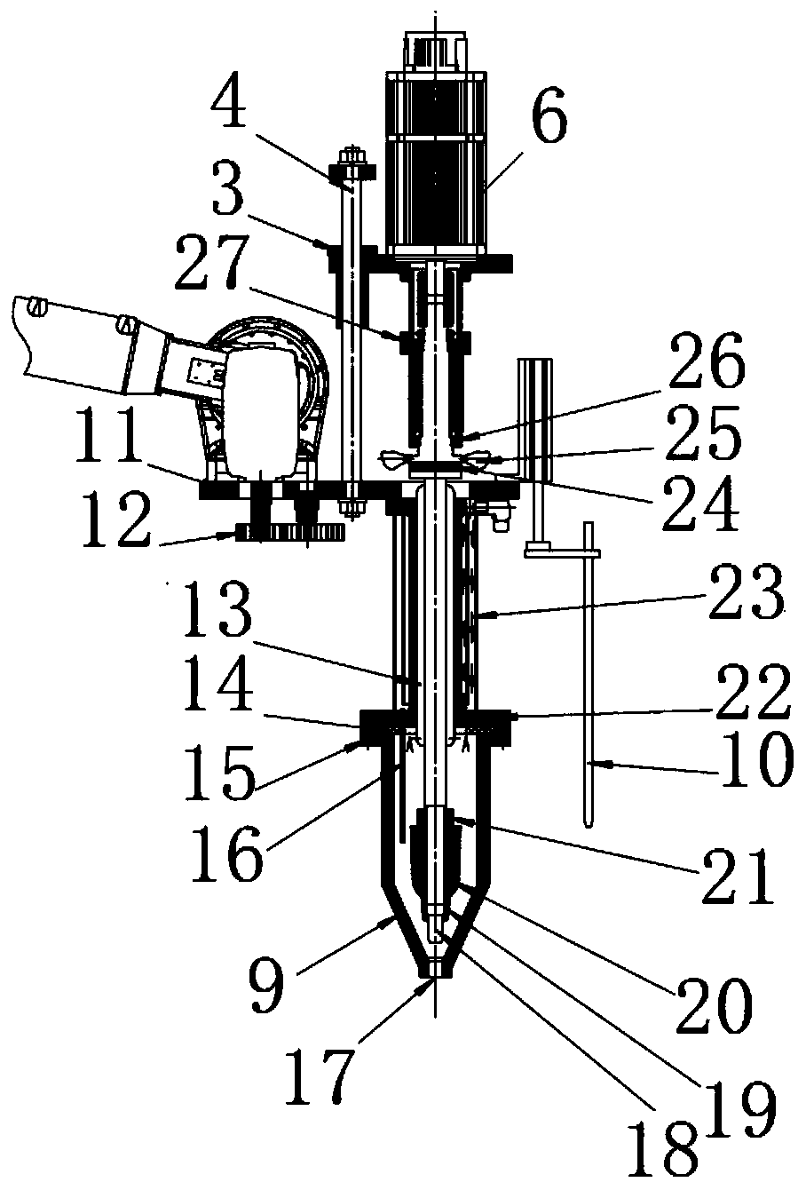 Fully automatic air-cooled semi-solid pulper