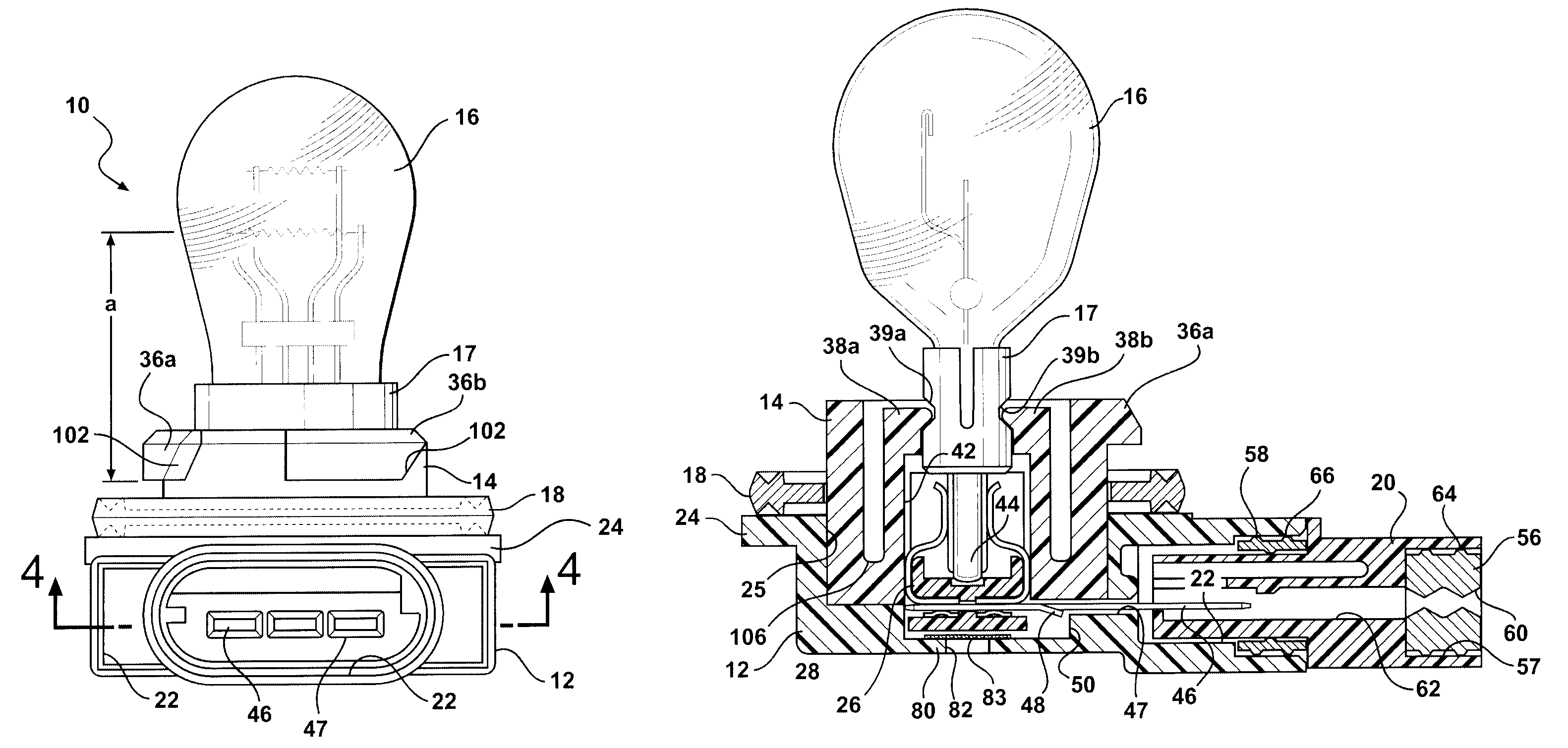 Vented socket