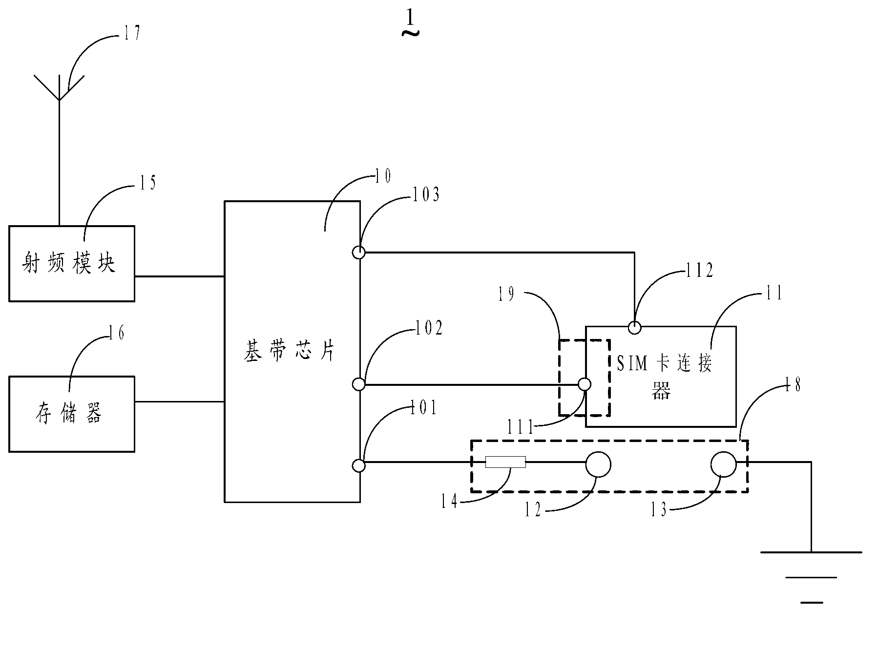 Mobile communication device and detecting method of subscriber identity module (SIM) card hotplug