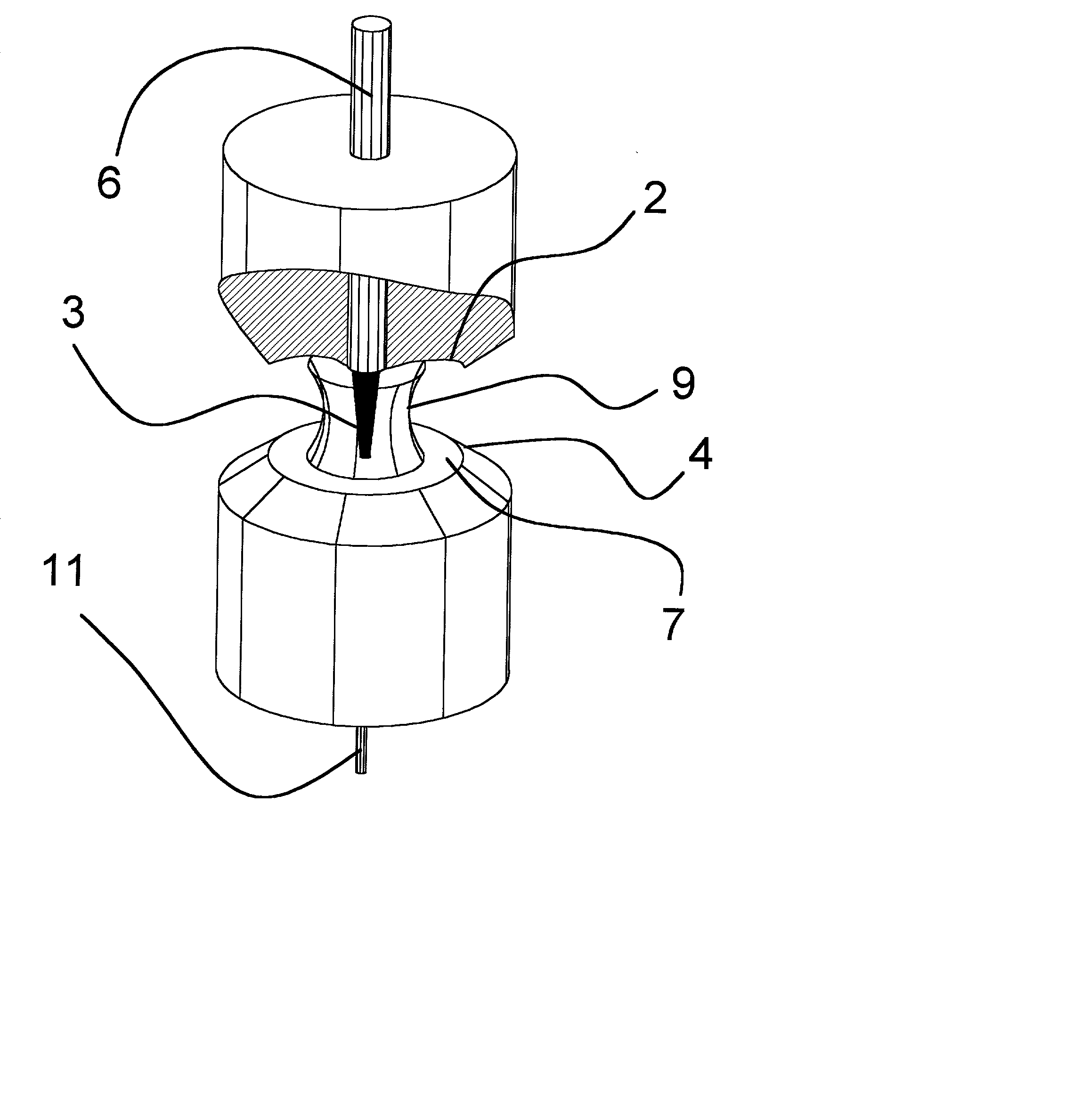 Liquid photometer using surface tension to contain sample