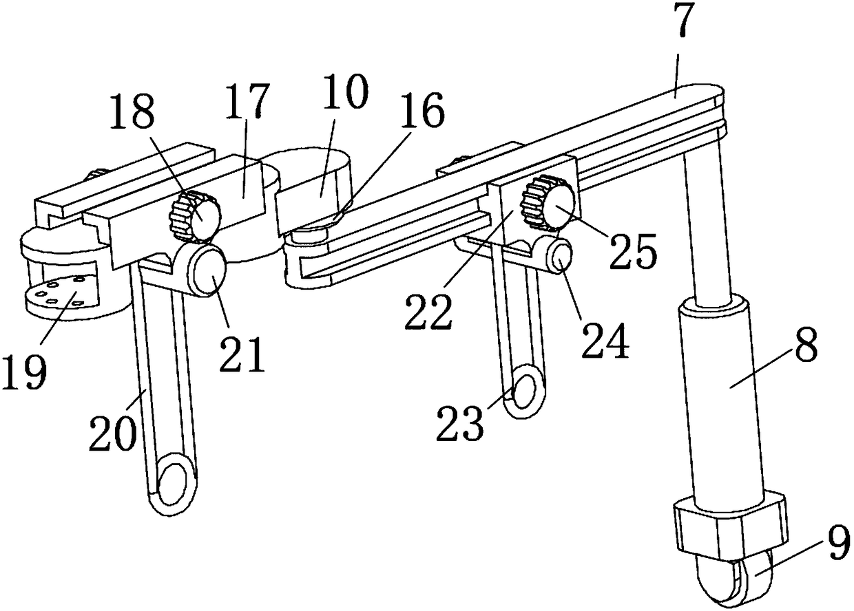 Expandable gantry crane frame