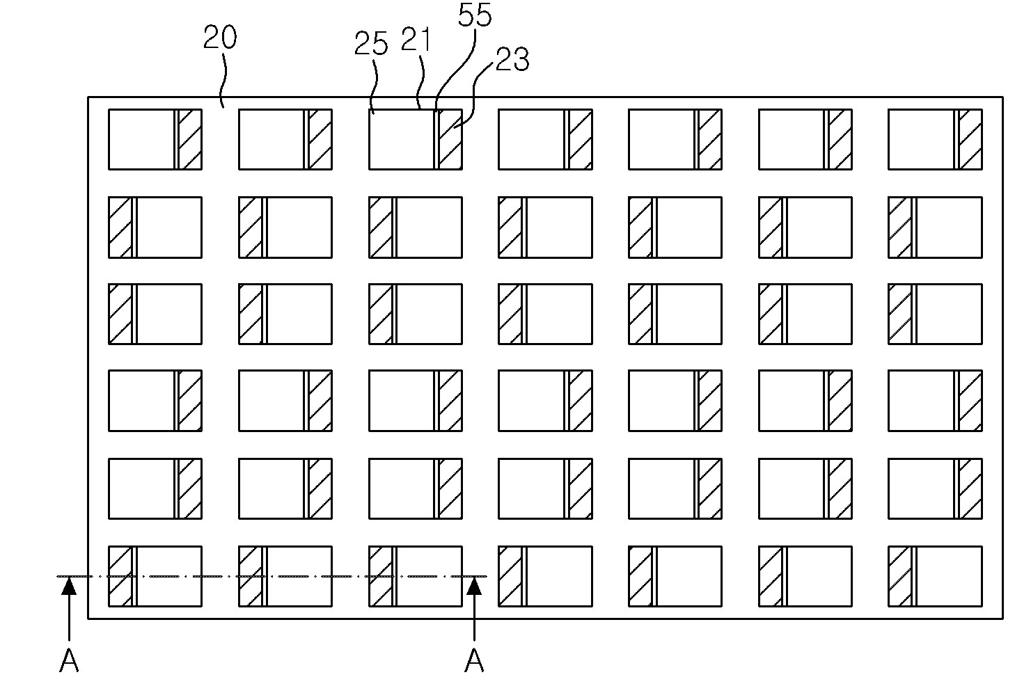 Light emitting device for ac operation