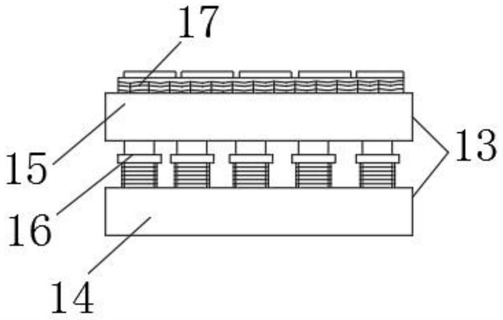 A shock-absorbing diesel generator set with a stable mounting bracket