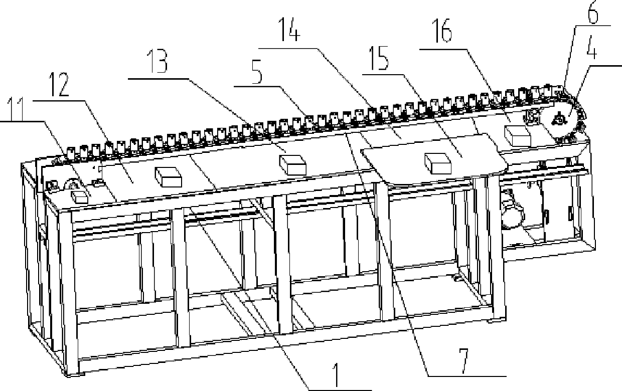 Flat pen automatic assembly line