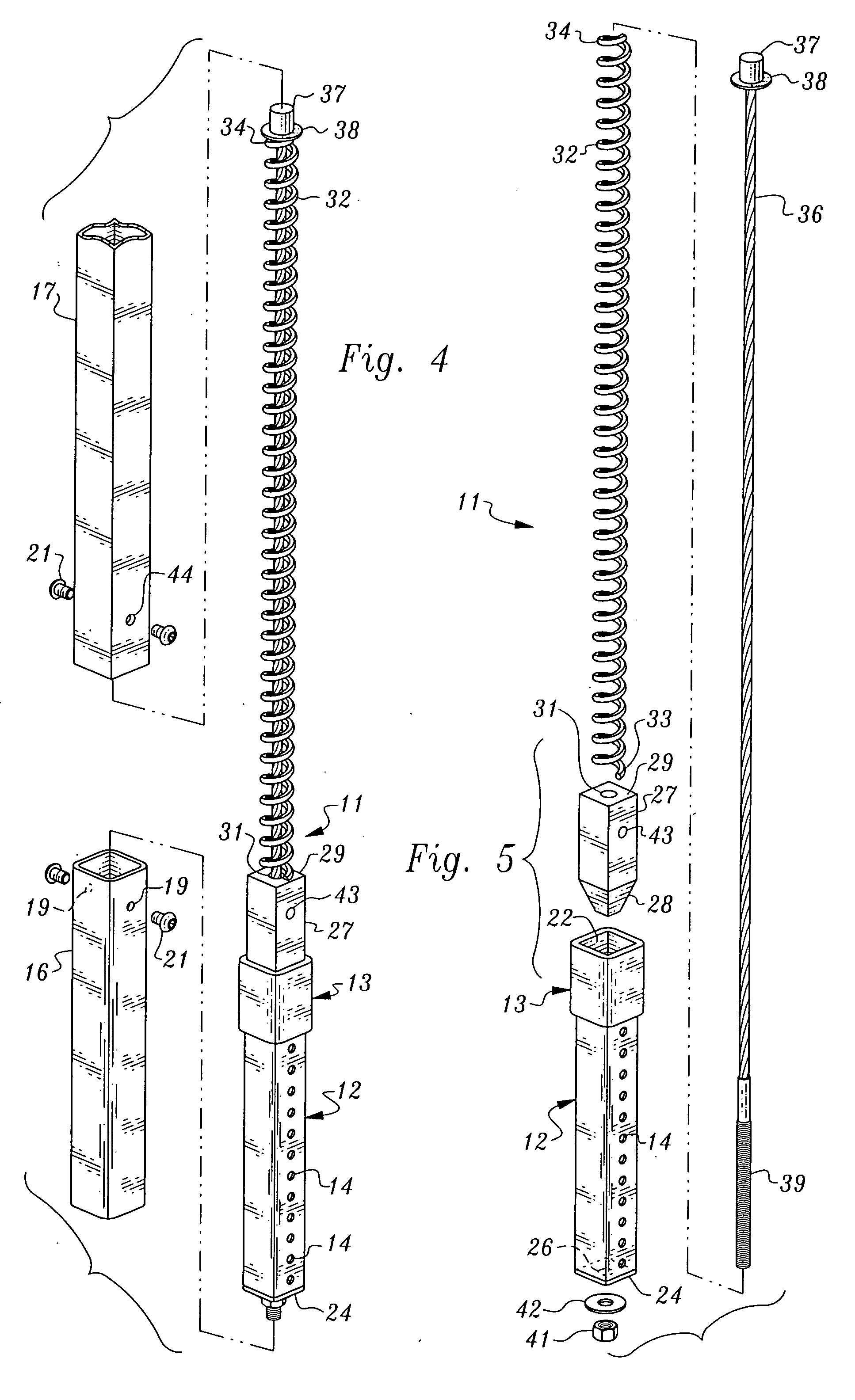 Reusable, breakaway connector section for highway sign posts