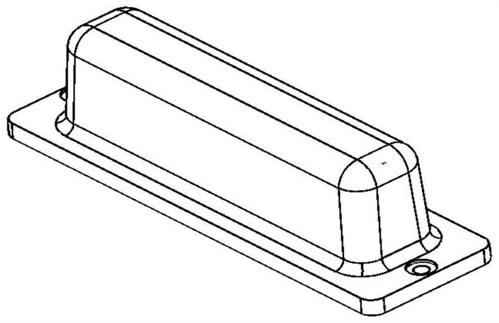 5G full-band vehicle-mounted antenna with middle hollow hole for realizing tight coupling