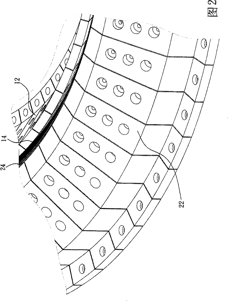 Inclined type double-face circular disc knitting machine