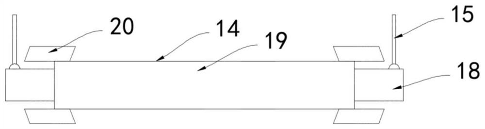 High-heat-dissipation LED advertising board with self-cleaning function