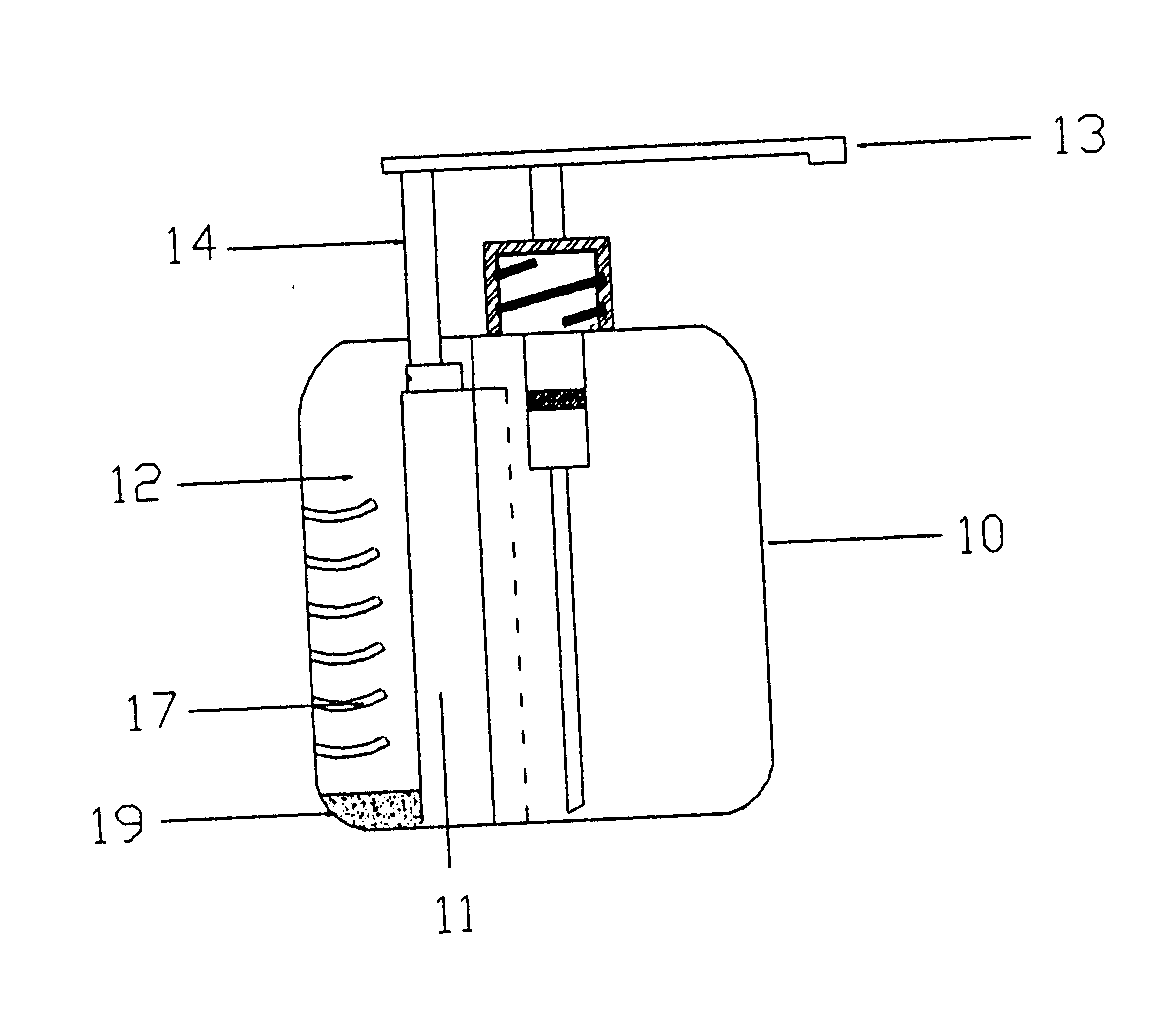 Fluid soap and air freshener dispenser