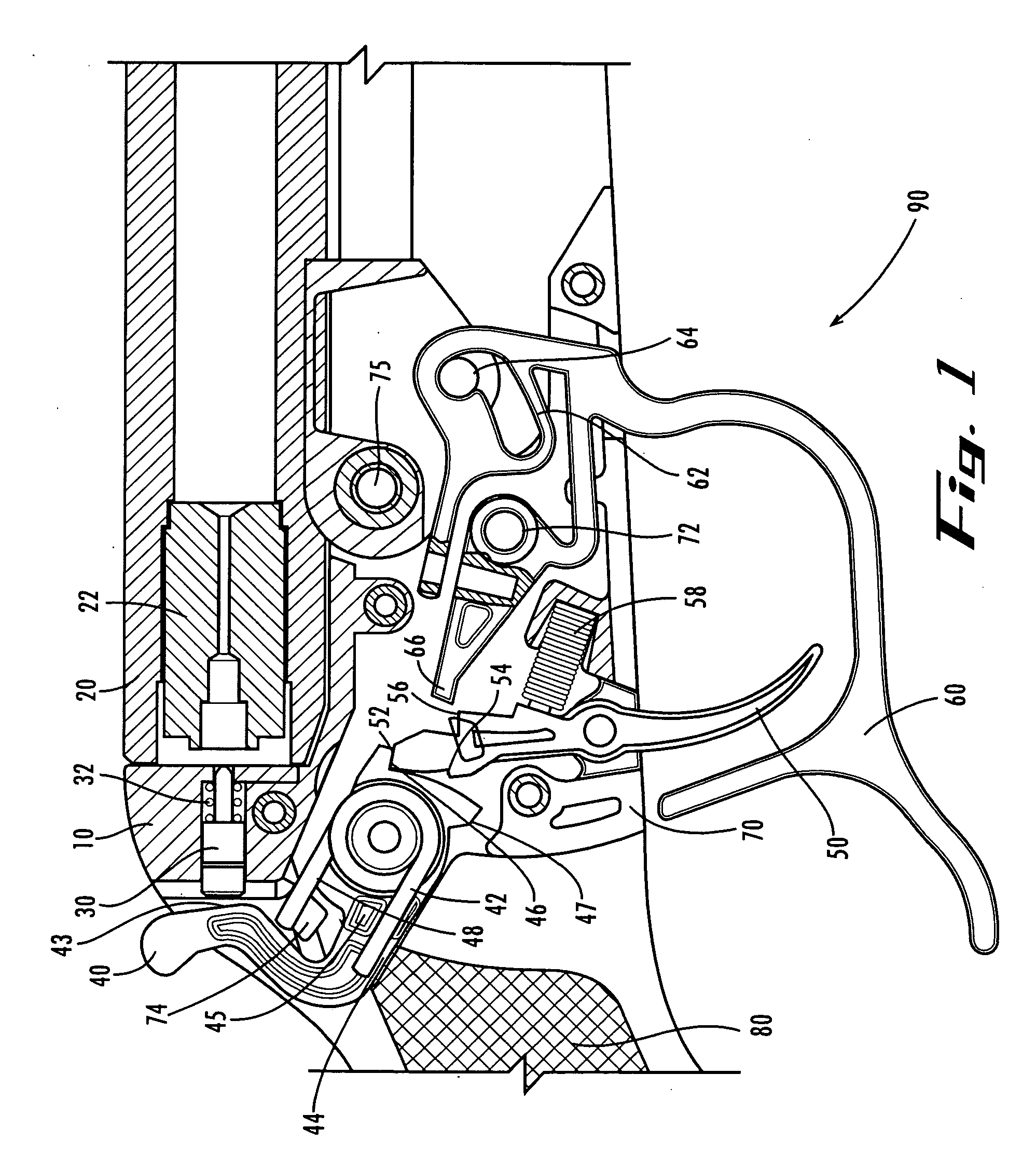 Muzzle-loading firearm with pivoting block action