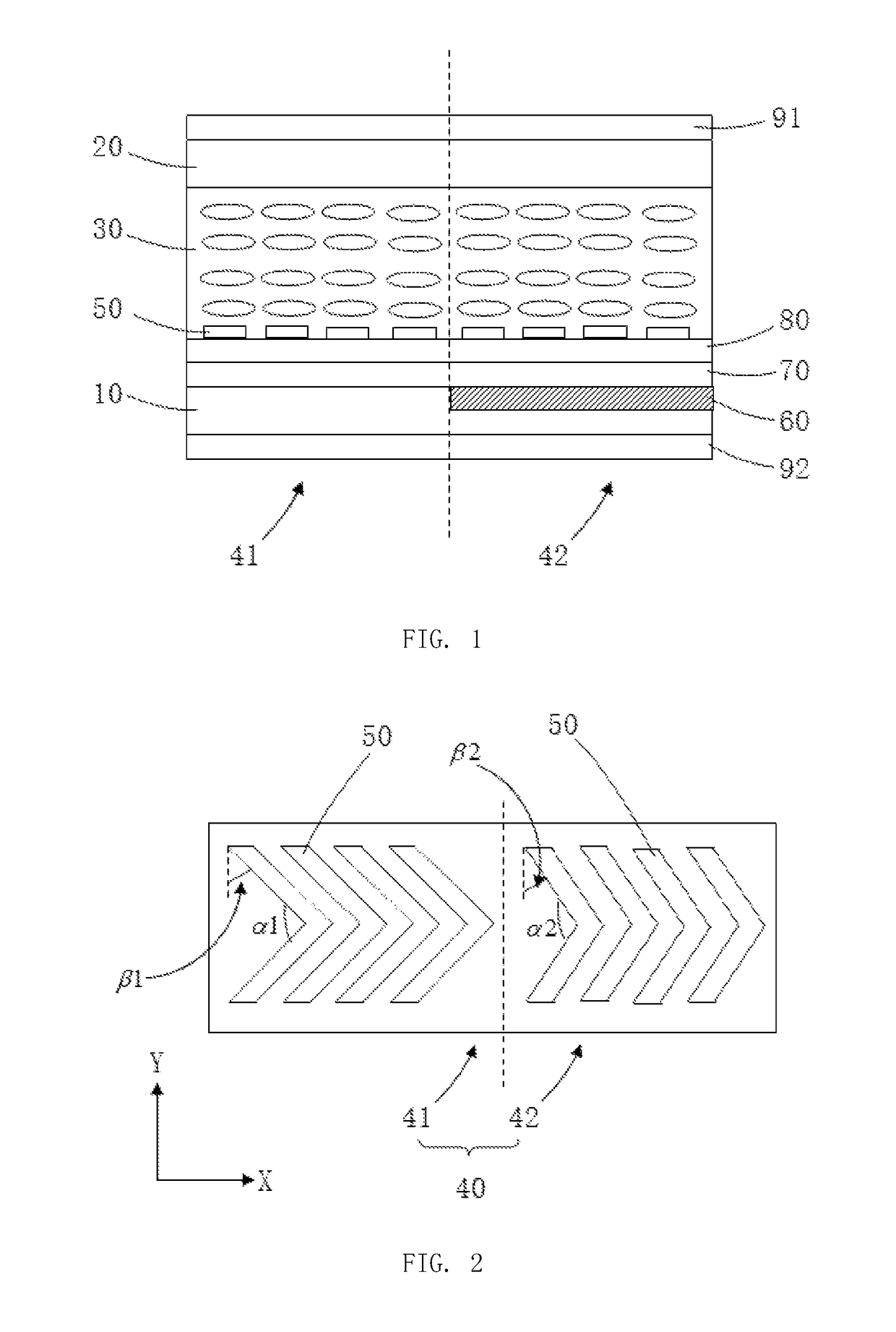 Transflective liquid crystal display panel and a liquid crystal display device