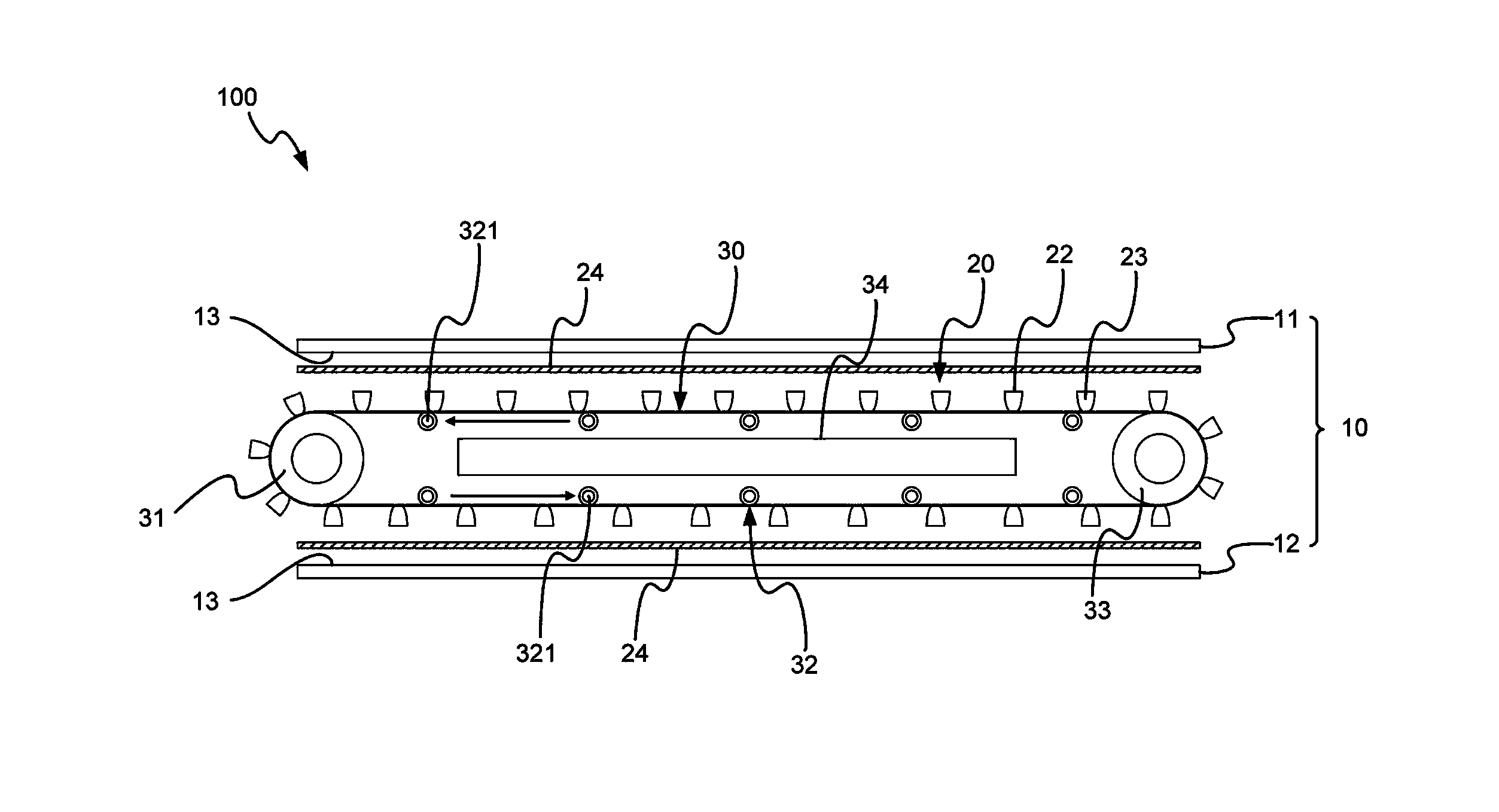 Scanning UV-LED exposure device