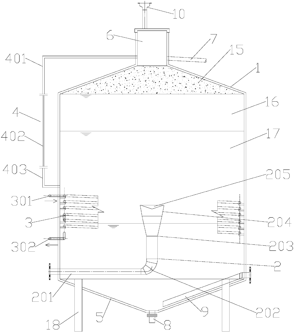 Kitchen waste filter liquid oil removal tank and oil removal system thereof