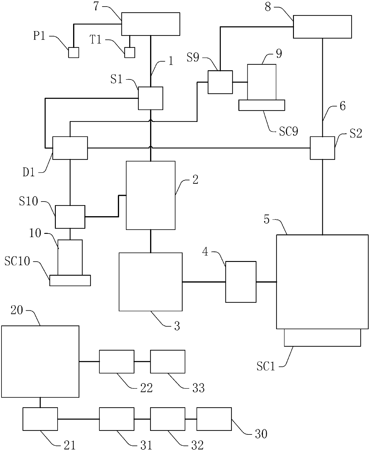 Monitoring system and monitoring method of air conditioning refrigerant recovery and filling device