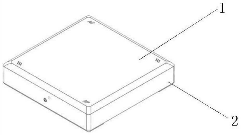 Glass cleaning robot with scraping module capable of doing autonomous reciprocating motion