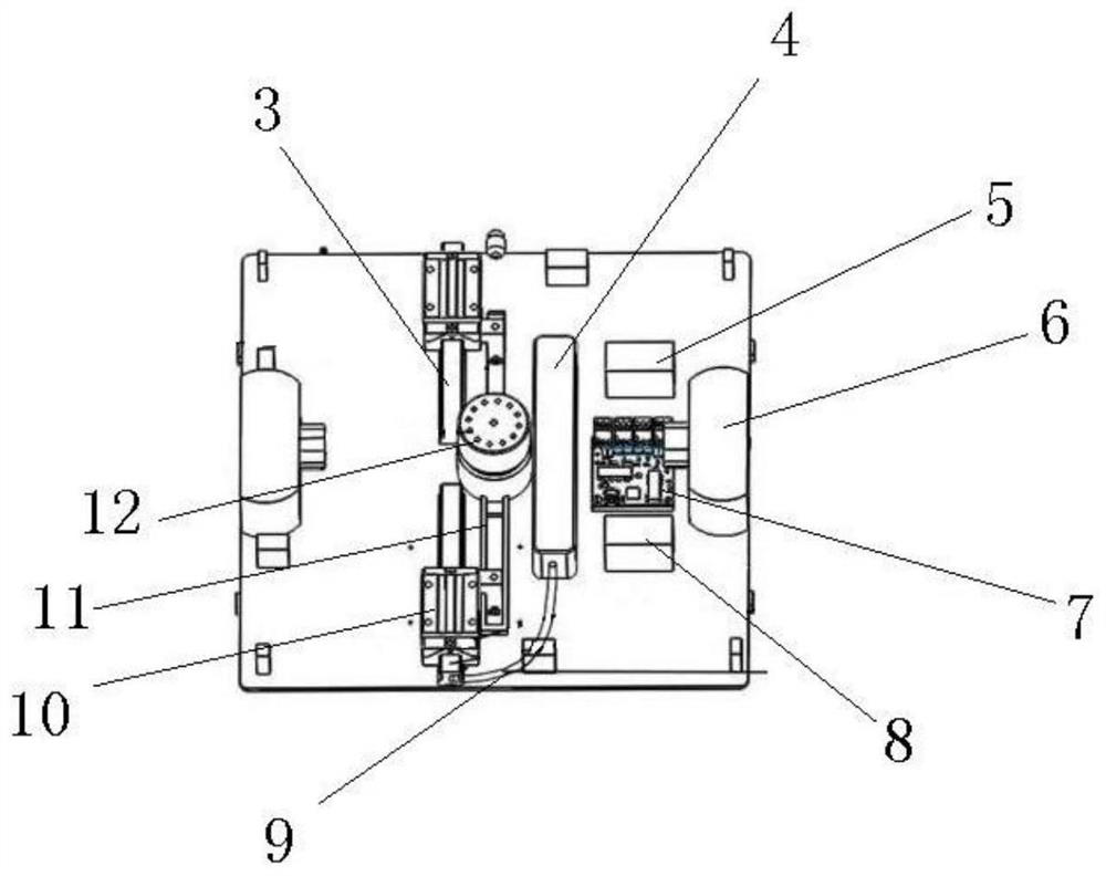 Glass cleaning robot with scraping module capable of doing autonomous reciprocating motion