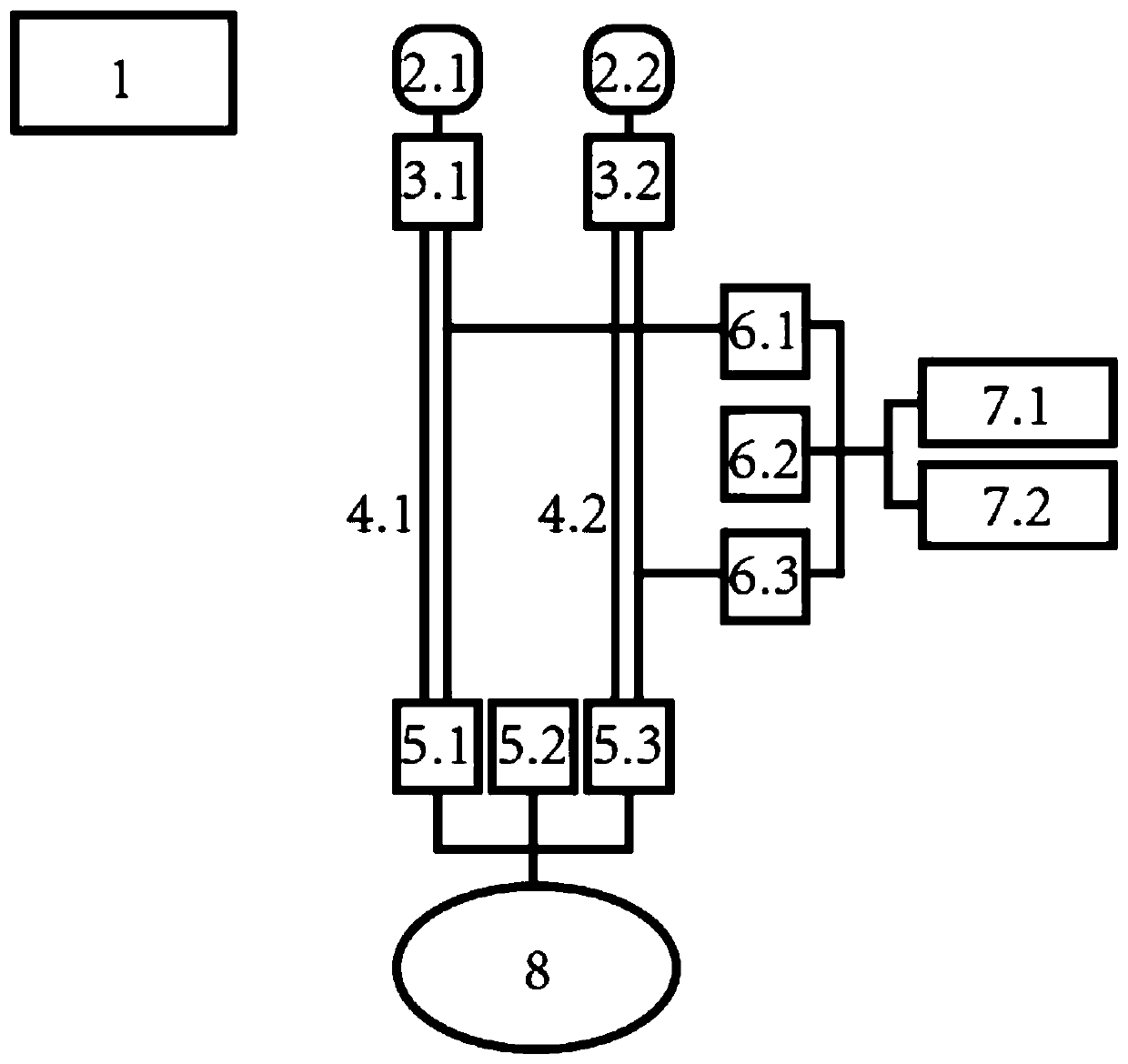 High-frequency double-tube dynamic measurement device and method for atmospheric particulate matter dry settling flux