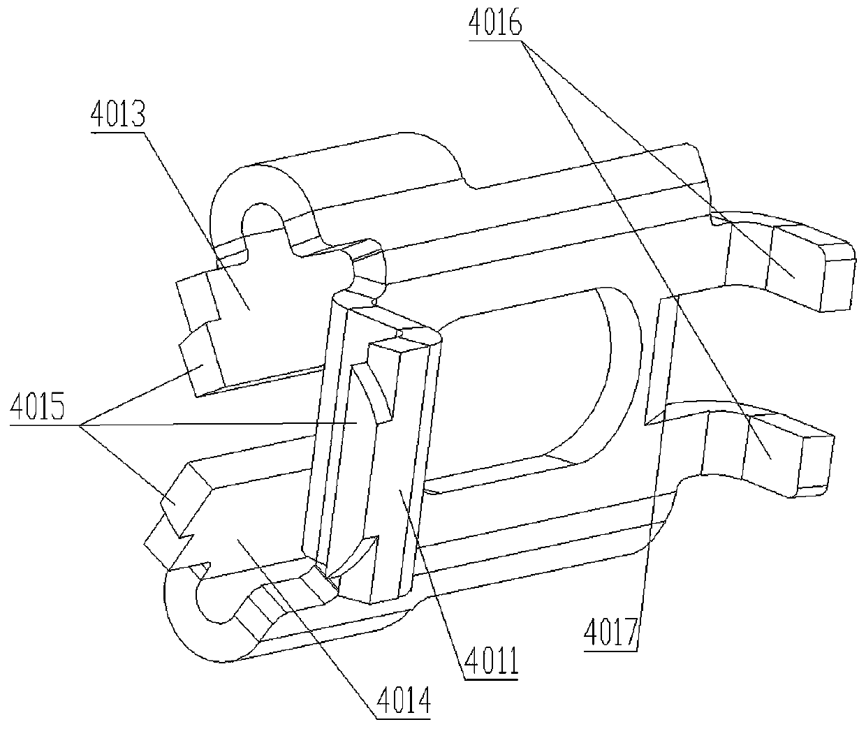 Temperature sensing mechanism of large-diameter spray nozzle, and large-diameter spray nozzle