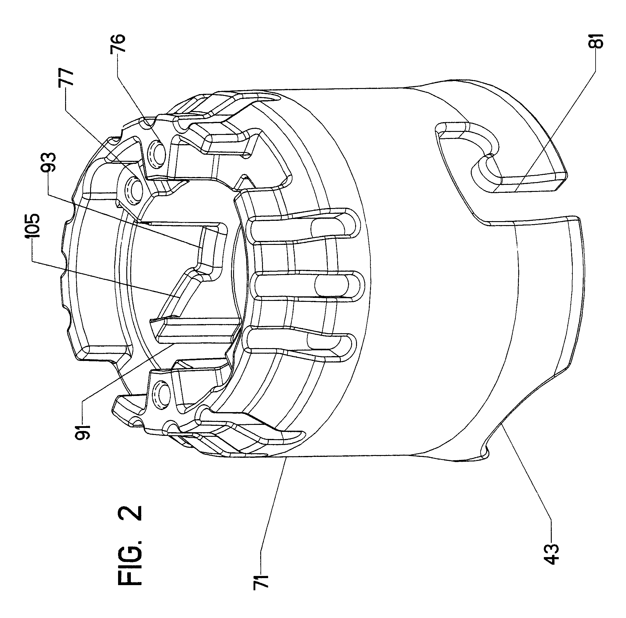 Push and twist electrical connector assembly