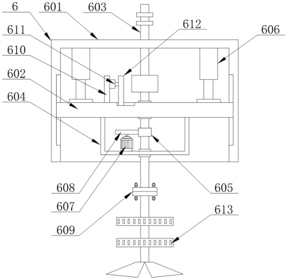 Waste paper treatment device convenient for internal cleaning for environment-friendly machinery