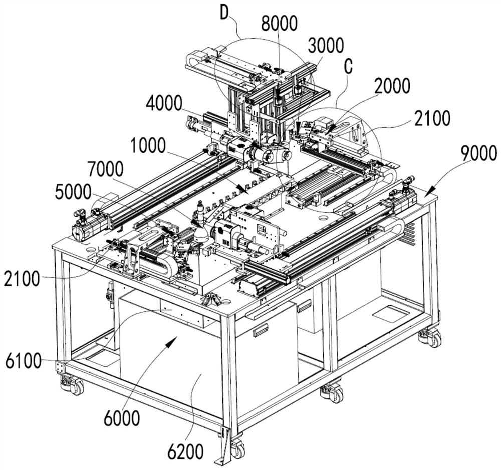 Battery cell module surface pretreatment device, battery cell module surface treatment method and battery pack assembly production line