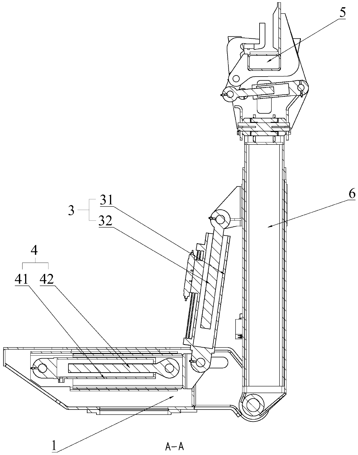 Drive structure, main mechanical arm and auxiliary mechanical arm