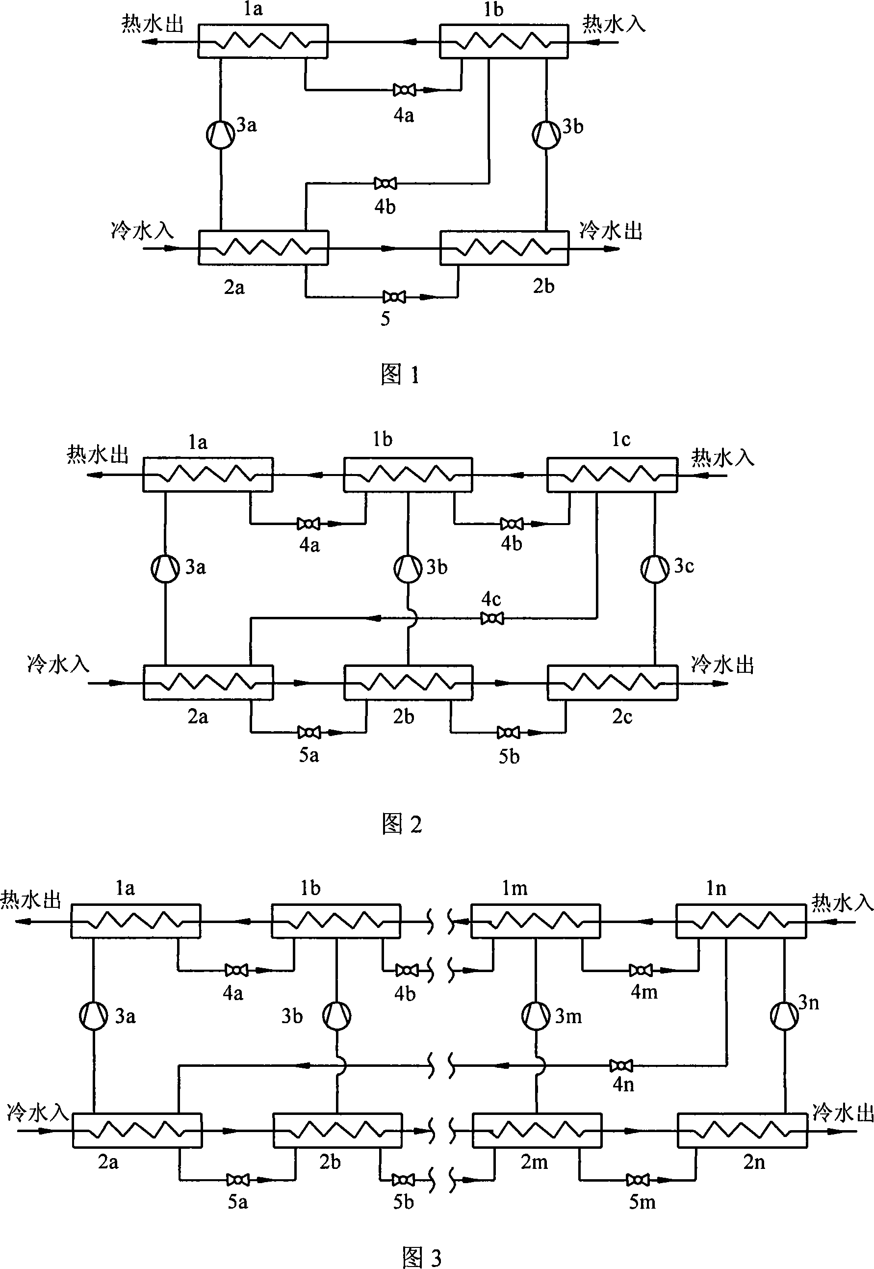 Multistage-cascaded compression type heat pump set under large temperature difference