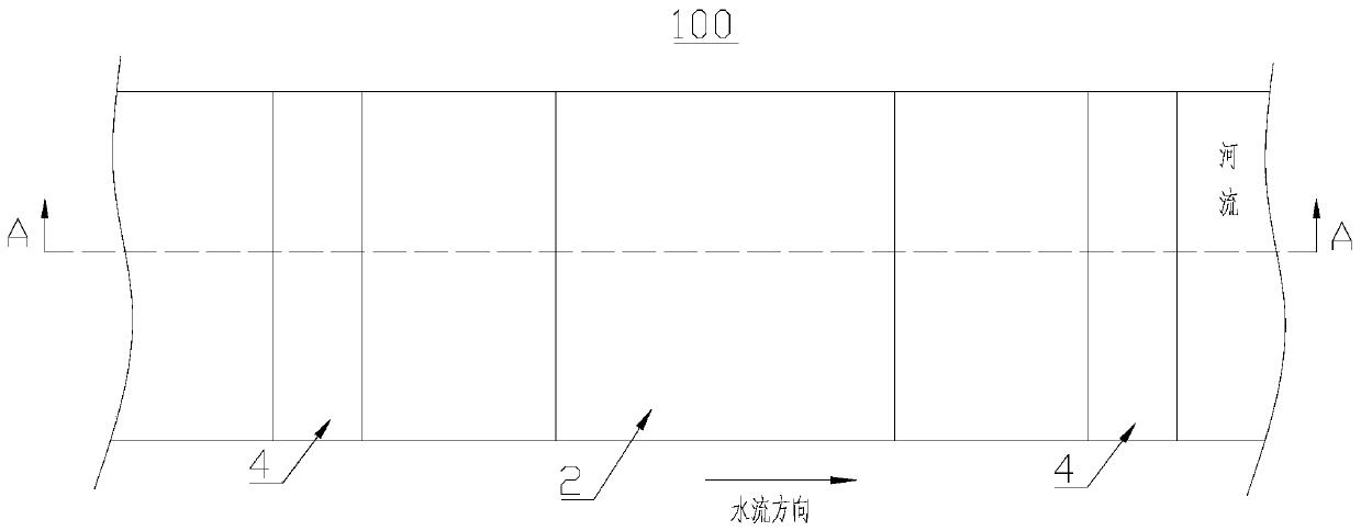 Sandy soil cofferdam system used in still water drainage basin and construction method thereof