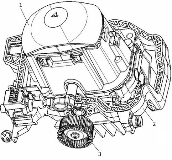 Heat dissipation demisting system for automobile lamp parts