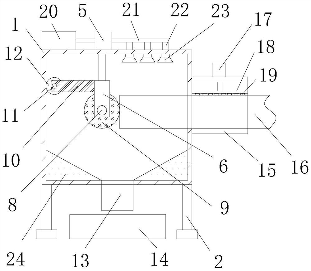 Tool for aluminum profile surface polishing and application method