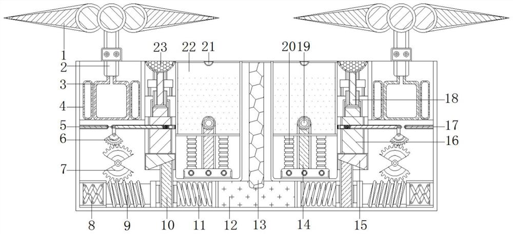 Irrigation and dust removal equipment for green belt