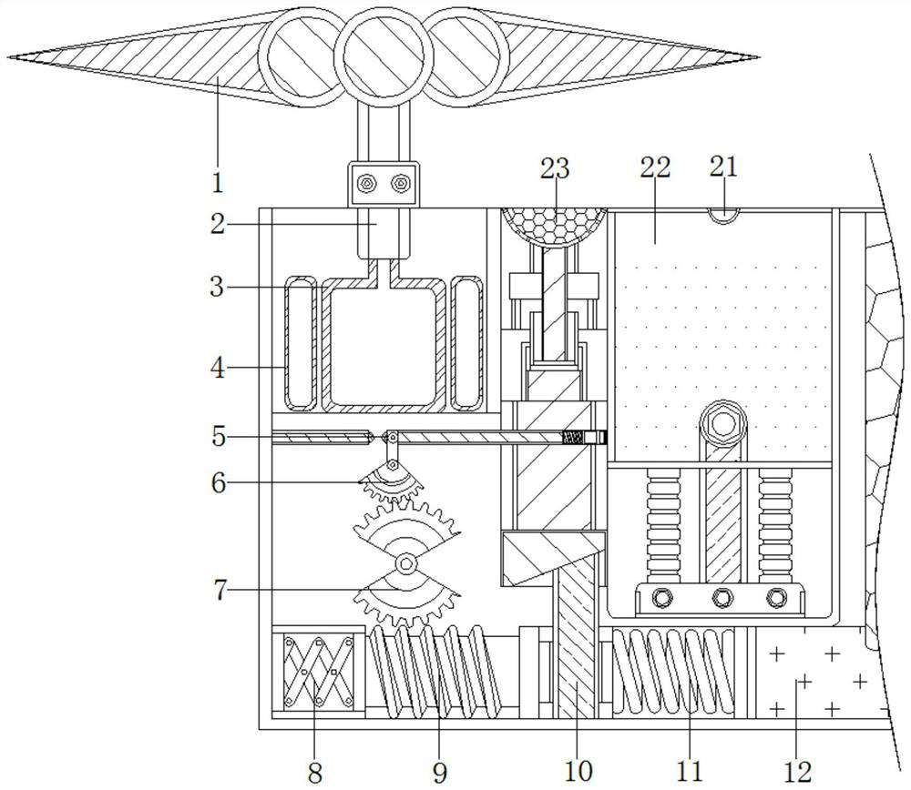 Irrigation and dust removal equipment for green belt