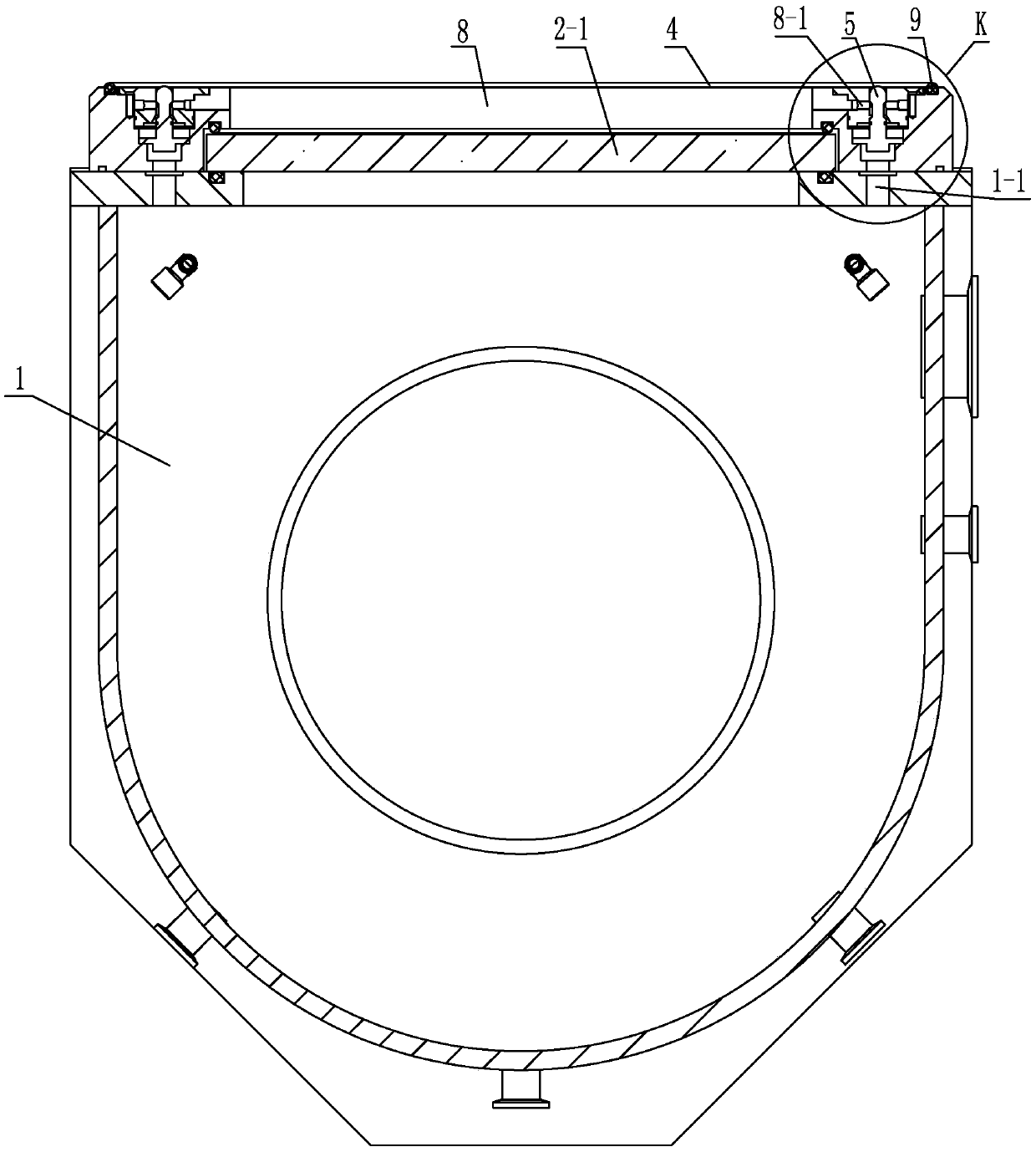 Sealing device for laser welding