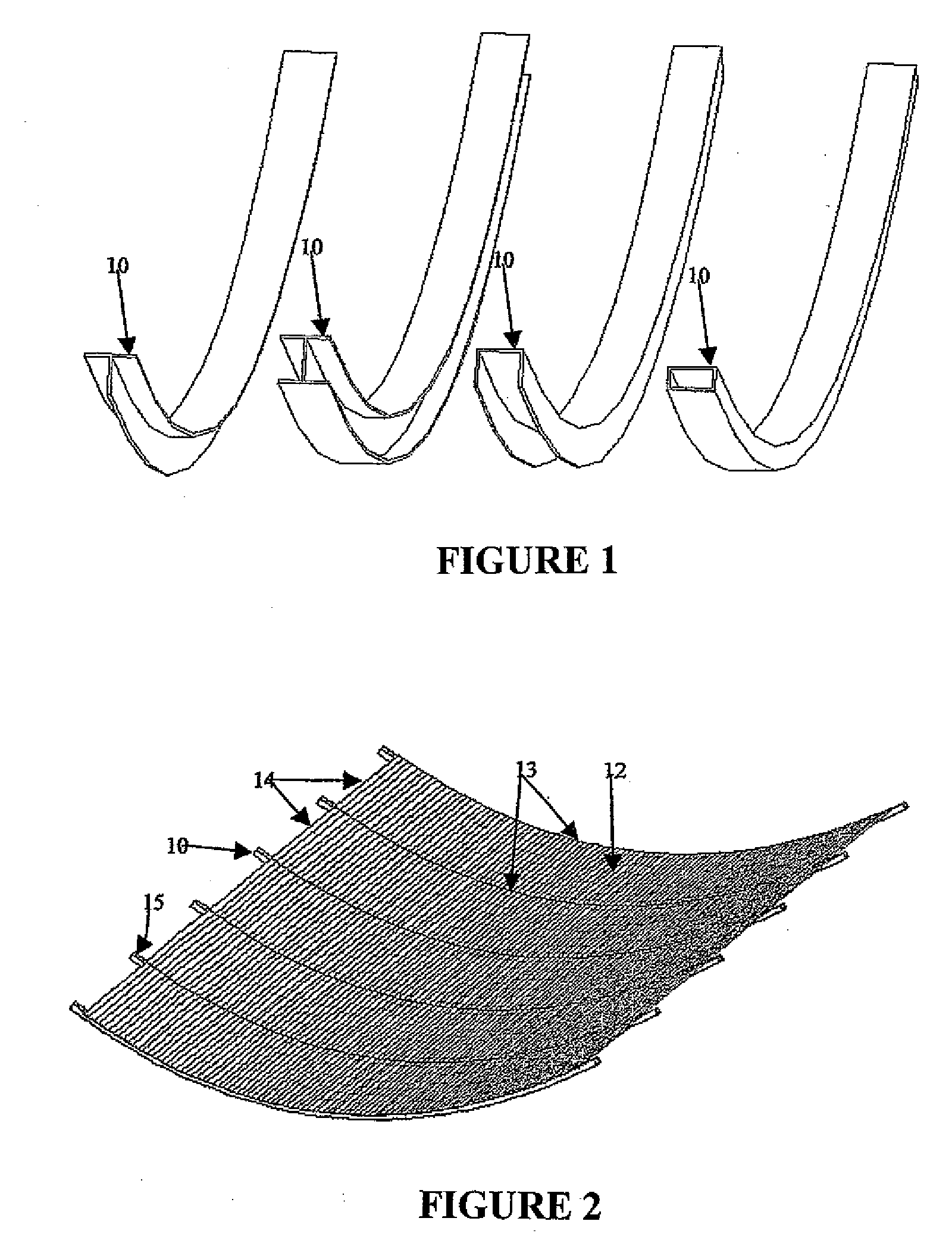 Trough reflectors for solar energy collectors