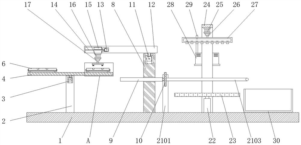 Garment processing printing equipment with flattening function