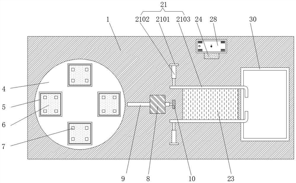 Garment processing printing equipment with flattening function