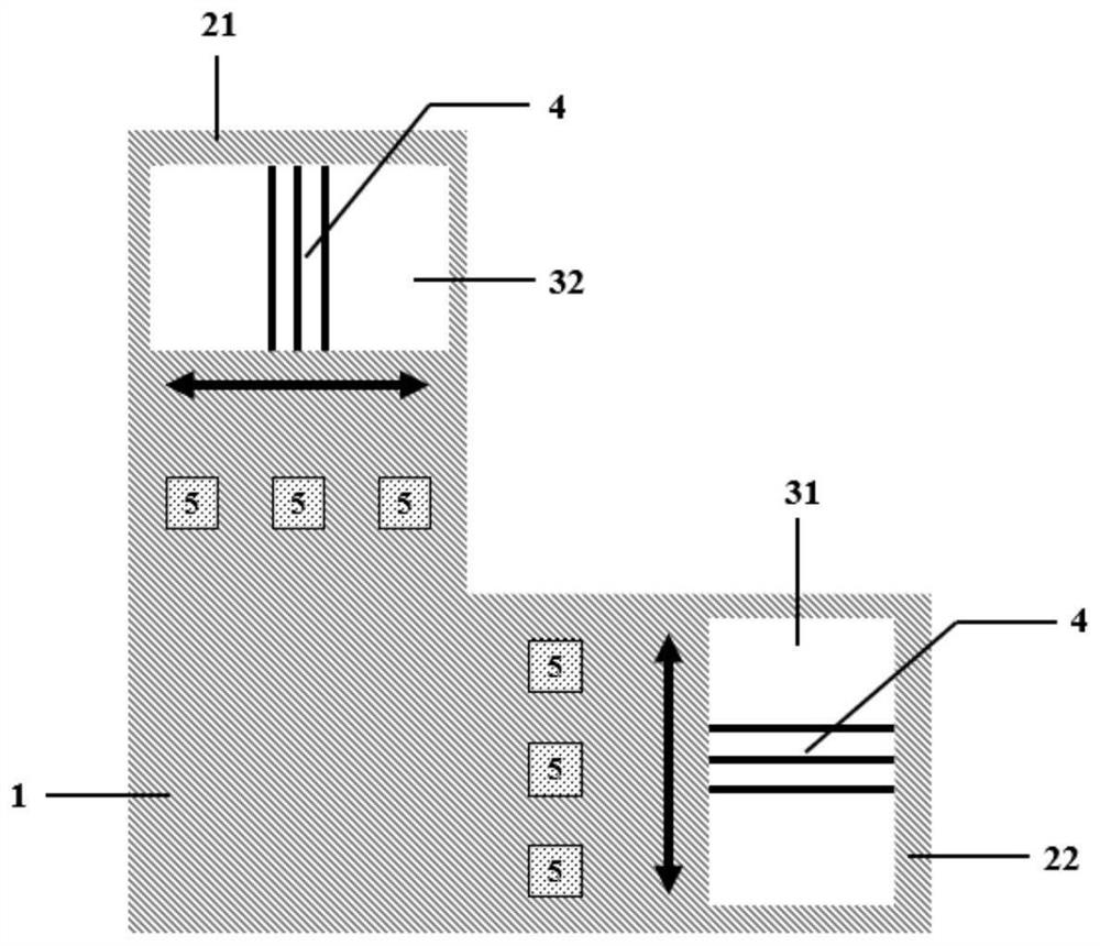 A two-dimensional thermal acoustic vector sensor chip and its implementation method