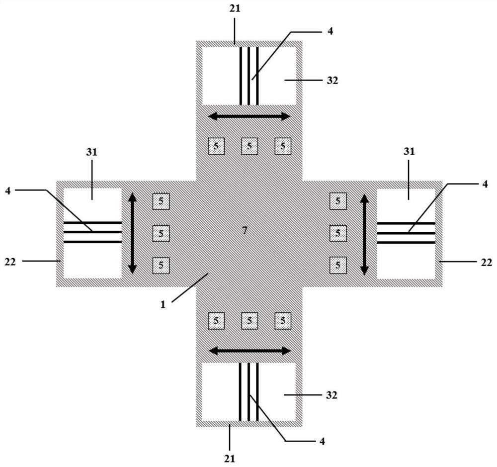 A two-dimensional thermal acoustic vector sensor chip and its implementation method