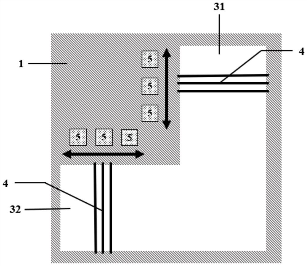 A two-dimensional thermal acoustic vector sensor chip and its implementation method