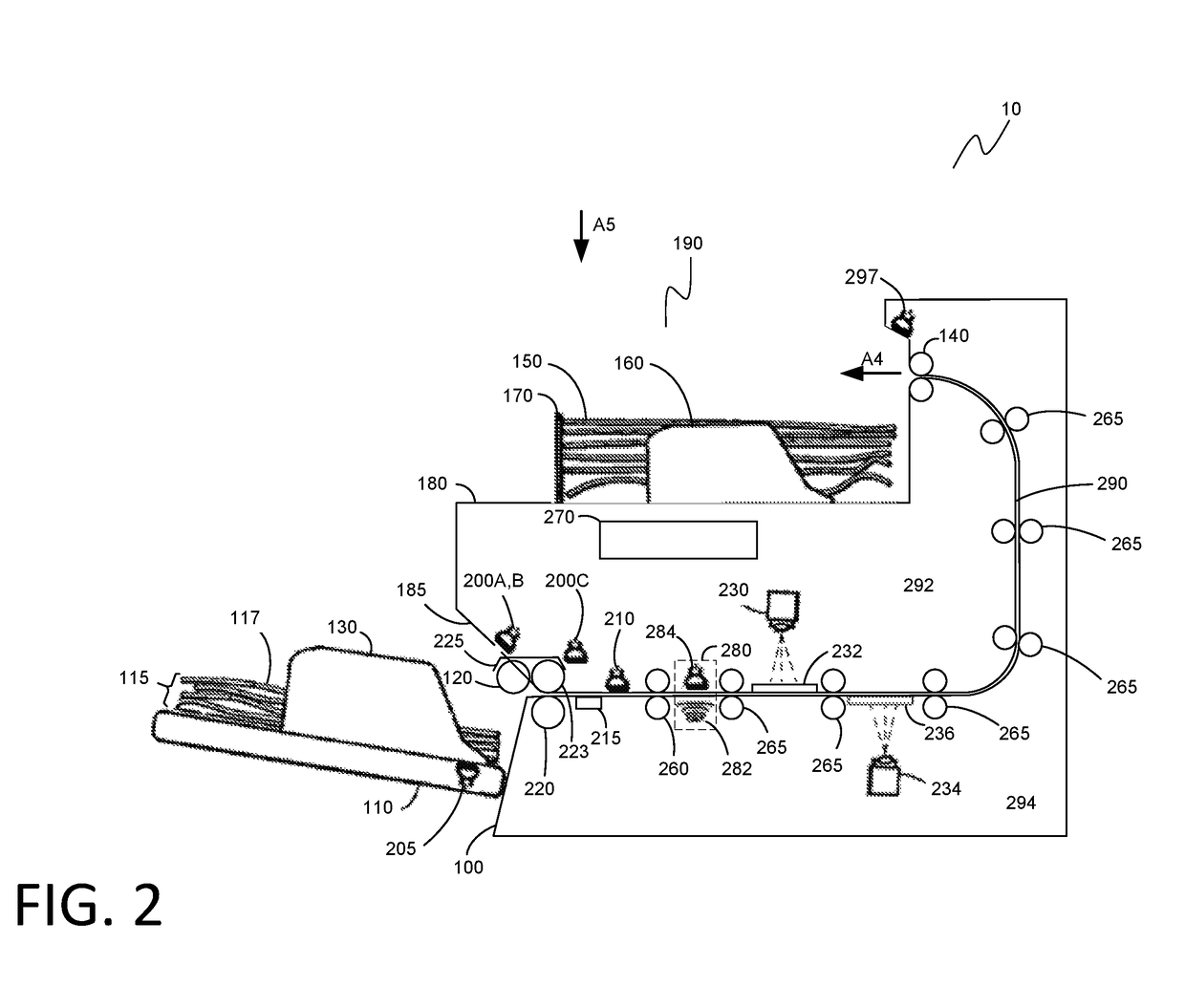 System and method for metallic object detection in a media transport system