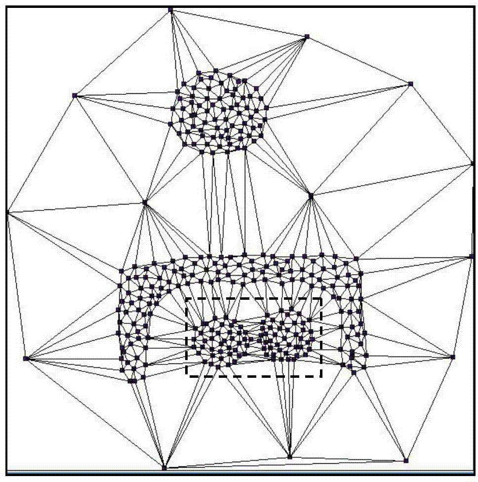 Spatial point event grouping mode excavating method based on Delaunay triangulation network