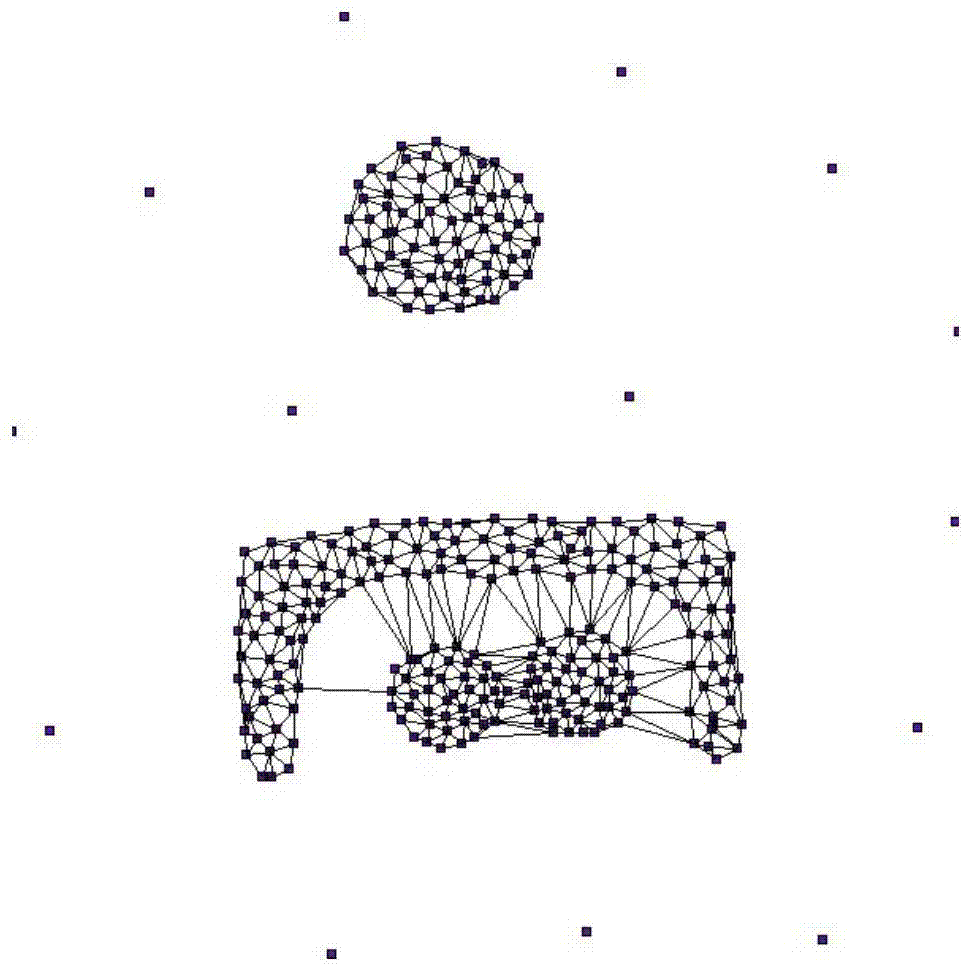 Spatial point event grouping mode excavating method based on Delaunay triangulation network