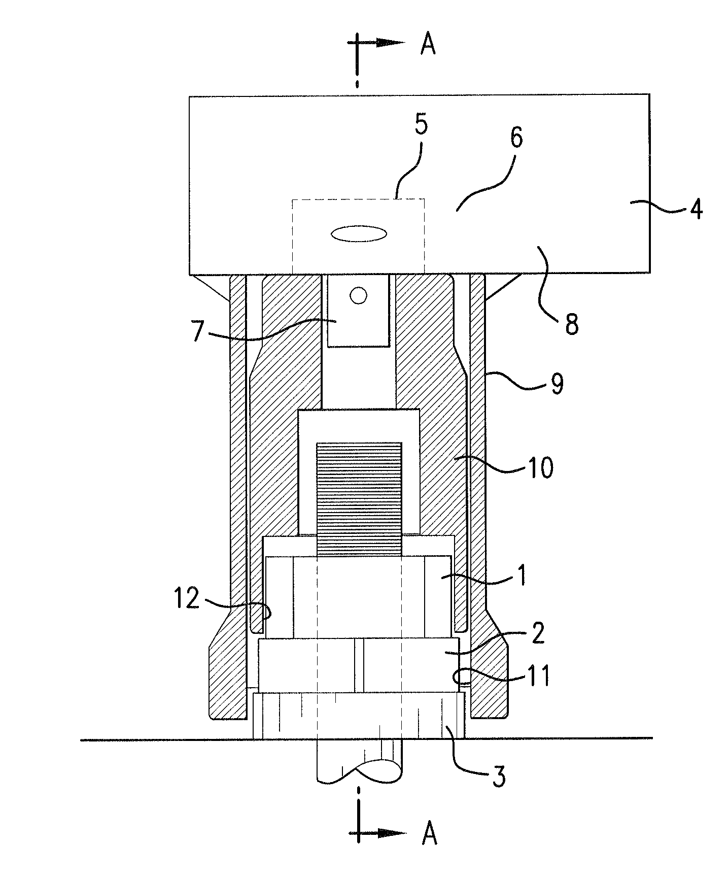 Fluid operated torque tool for and a method of tightening a nut on a plate on railroad crossings