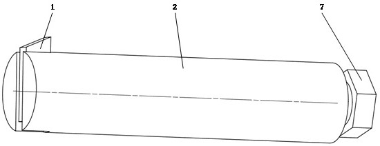 Vibration reduction cooling boring cutter based on metal rubber and manufacturing method thereof