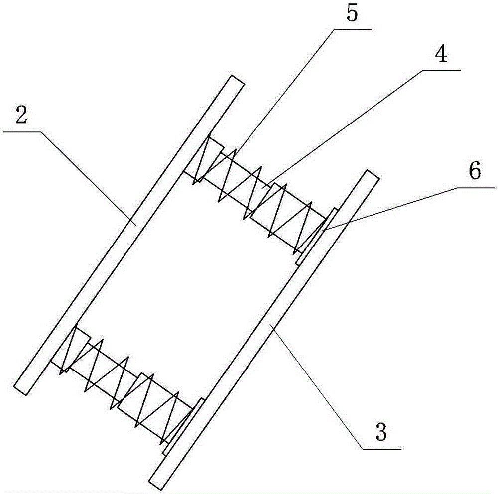 Automatic deformation adjusting device for steel face plate dam