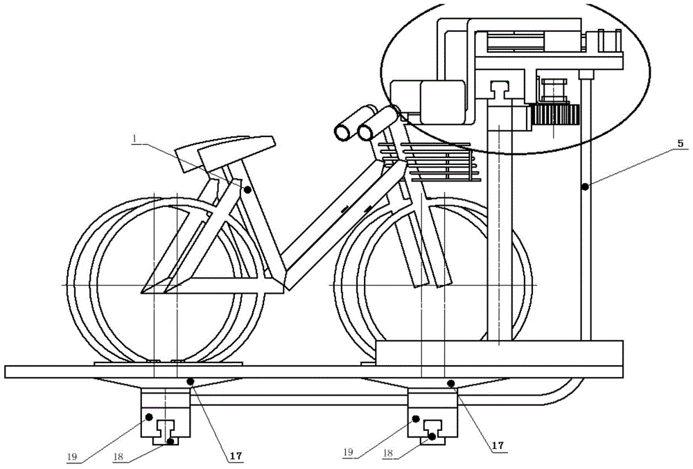 Intensive public bicycle rental facility